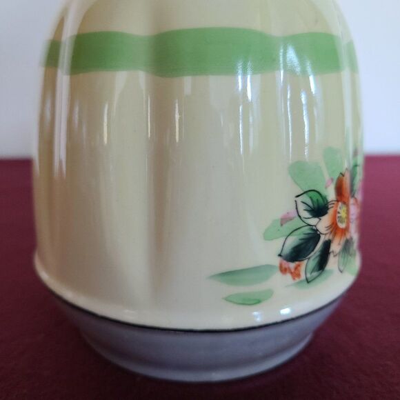 Japanese Lusterware Floral Hand Painted Pitcher Pearly Antique Vintage - Picture 10 of 16